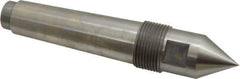 Riten - 1-1/4" Head Diam, Steel Standard Point Solid Dead Center - 4MT Morse Taper, 1-1/4" Point Diam, 2-1/32" Point Length - Apex Tool & Supply