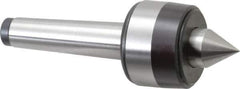 Bison - MT2 Taper Shank, 1.57" Head Diam 460 Lb Capacity Live Center - 5,000 Max RPM, 0.7" Point Diam, 0.87" Point Len, 460 Lb Max Workpc, 4.74" OAL, 0.87" Long Tip, Standard Point - Apex Tool & Supply