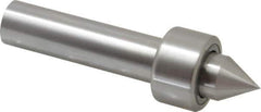 Riten - Straight Shank, 1-1/4" Head Diam 1,500 Lb Capacity Live Center - 1,000 Max RPM, 3/4" Long Case, 1/2" Point Diam, 9/16" Point Len, 440 Lb Max Workpiece, Standard Point - Apex Tool & Supply