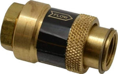 Coilhose Pneumatics - 3/8" Pipe, FNPT x FNPT, Brass Lockout Valve - 150 Max psi, Brass Sleeve - Apex Tool & Supply