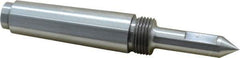 Riten - 1/2" Head Diam, Steel Long Point Solid Dead Center - 3MT Morse Taper, 1/2" Point Diam, 2" Point Length - Apex Tool & Supply