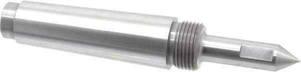 Riten - 5/8" Head Diam, Steel Long Point Solid Dead Center - 4MT Morse Taper, 5/8" Point Diam, 2-1/4" Point Length - Apex Tool & Supply