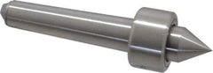 Riten - MT2 Taper Shank, 1-1/4" Head Diam 1,500 Lb Capacity Live Center - 1,000 Max RPM, 3/4" Head Length, 3/4" Point Diam, 13/16" Point Len, 400 Lb Max Workpc, Standard Point - Apex Tool & Supply