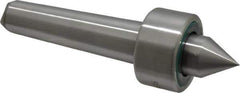 Riten - MT3 Taper Shank, 1-11/16" Head Diam 4,250 Lb Capacity Live Center - 1,000 Max RPM, 15/16" Head Length, 7/8" Point Diam, 1-1/16" Point Len, 1,000 Lb Max Workpc, Standard Point - Apex Tool & Supply