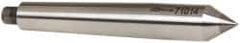 Riten - 0.475" Head Diam, Carbide-Tipped Steel Standard Point Half Dead Center - 1MT Morse Taper, 0.475" Point Diam, 3-5/16" OAL - Apex Tool & Supply