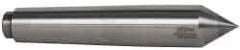 Riten - 0.938" Head Diam, Carbide-Tipped Steel Standard Point Half Dead Center - 3MT Morse Taper, 0.938" Point Diam, 5-1/4" OAL - Apex Tool & Supply