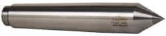 Riten - 1.231" Head Diam, Carbide-Tipped Steel Standard Point Half Dead Center - 4MT Morse Taper, 1.231" Point Diam, 6-3/4" OAL - Apex Tool & Supply