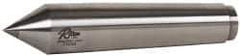 Riten - 1.748" Head Diam, Carbide-Tipped Steel Standard Point Half Dead Center - 5MT Morse Taper, 1.748" Point Diam, 8-1/2" OAL - Apex Tool & Supply