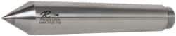 Riten - 1.231" Head Diam, Carbide-Tipped Steel Standard Point Solid Dead Center - 4MT Morse Taper, 1.231" Point Diam, 6-3/4" OAL - Apex Tool & Supply