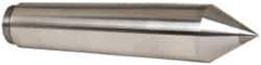 Riten - 1.748" Head Diam, Carbide-Tipped Steel Standard Point Solid Dead Center - 5MT Morse Taper, 1.748" Point Diam, 8-1/2" OAL - Apex Tool & Supply