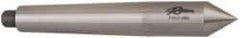 Riten - 0.475" Head Diam, Hardened Tool Steel Standard Point Half Dead Center - 1MT Morse Taper, 0.475" Point Diam, 3-5/16" OAL - Apex Tool & Supply