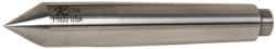 Riten - 0.7" Head Diam, Hardened Tool Steel Standard Point Half Dead Center - 2MT Morse Taper, 0.7" Point Diam, 4-3/16" OAL - Apex Tool & Supply