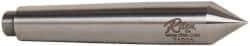 Riten - 0.7" Head Diam, Hardened Tool Steel Standard Point Solid Dead Center - 2MT Morse Taper, 0.7" Point Diam, 4-3/16" OAL - Apex Tool & Supply