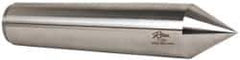 Riten - 2.494" Head Diam, Hardened Tool Steel Standard Point Solid Dead Center - 6MT Morse Taper, 2.494" Point Diam, 11-1/2" OAL - Apex Tool & Supply