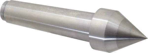 Riten - 1-3/4" Head Diam, Carbide-Tipped Steel Standard Point Solid Dead Center - 4MT Morse Taper, 1-3/4" Point Diam - Apex Tool & Supply