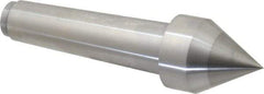 Riten - 1-3/4" Head Diam, Carbide-Tipped Steel Standard Point Solid Dead Center - 4MT Morse Taper, 1-3/4" Point Diam - Apex Tool & Supply