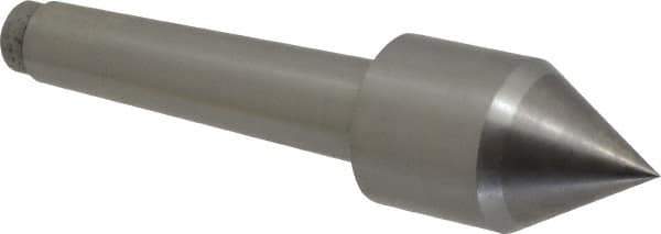 Riten - 1-1/4" Head Diam, Carbide-Tipped Steel Standard Point Solid Dead Center - B&S 7 Brown & Sharpe Taper, 1-1/4" Point Diam - Apex Tool & Supply