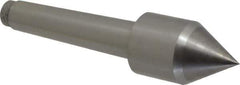 Riten - 1-1/4" Head Diam, Carbide-Tipped Steel Standard Point Solid Dead Center - B&S 7 Brown & Sharpe Taper, 1-1/4" Point Diam - Apex Tool & Supply