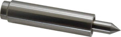 Concentric - Straight Shank, Live Center - 3,000 Max RPM, 0.378" Point Diam, 0.88" Point Len, 274 Lb Max Workpiece, Standard Point - Apex Tool & Supply