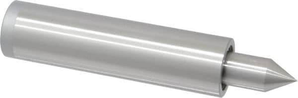 Concentric - Straight Shank, Live Center - 2,000 Max RPM, 0.558" Point Diam, 1.16" Point Len, 400 Lb Max Workpiece, Standard Point - Apex Tool & Supply