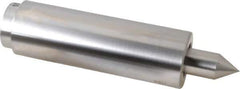 Concentric - Straight Shank, Live Center - 1,500 Max RPM, 0.686" Point Diam, 1.38" Point Len, 2,500 Lb Max Workpiece, Standard Point - Apex Tool & Supply