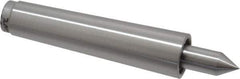 Concentric - MT2 Taper Shank, 1,400 Lb Capacity Live Center - 3,000 Max RPM, 0.378" Point Diam, 0.88" Point Len, 274 Lb Max Workpc, Standard Point - Apex Tool & Supply