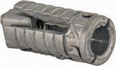 Made in USA - 1/2" Diam, 1/2" Drill, 1-1/4" OAL, Four Way Expansion Concrete Anchor - Grade 5 Alloy Steel, Zinc-Plated Finish, Hex Nut Head, Hex Drive - Apex Tool & Supply