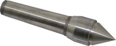 Value Collection - MT3 Taper Shank, 1.27" Head Diam Live Center - 1.08" Point Len, 661 Lb Max Workpc, 5.71" OAL, Standard Point - Apex Tool & Supply