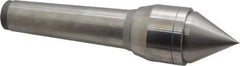 Value Collection - MT4 Taper Shank, 1.77" Head Diam Live Center - 1.48" Point Len, 1,102 Lb Max Workpc, 7.62" OAL, Standard Point - Apex Tool & Supply