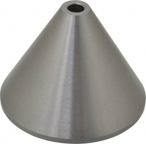Concentric - 3MT Taper, 0.35 to 1.83" Point Diam, Hardened Tool Steel Lathe Bell Head Point - Compatible with Live Centers - Apex Tool & Supply