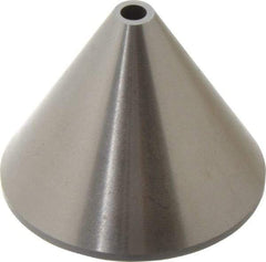 Concentric - 4MT Taper, 0.358 to 2.272" Point Diam, Steel Lathe Bell Head Point - Live Center Compatible - Apex Tool & Supply