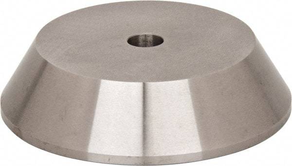 Concentric - 2.46 to 3.32" Point Diam, Hardened Tool Steel Lathe Bell Head Point - Compatible with Live Centers - Apex Tool & Supply