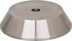 Concentric - 2.46 to 3.32" Point Diam, Hardened Tool Steel Lathe Bell Head Point - Compatible with Live Centers - Apex Tool & Supply