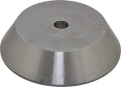 Concentric - 3.14 to 4.22" Point Diam, Hardened Tool Steel Lathe Bell Head Point - Compatible with Live Centers - Apex Tool & Supply