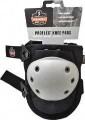 Ergodyne - Size Universal, Buckle Straps, Hard Protective Cap, Knee Pad - Foam Padding, Gray, Elastic Straps, Nylon Cover - Apex Tool & Supply