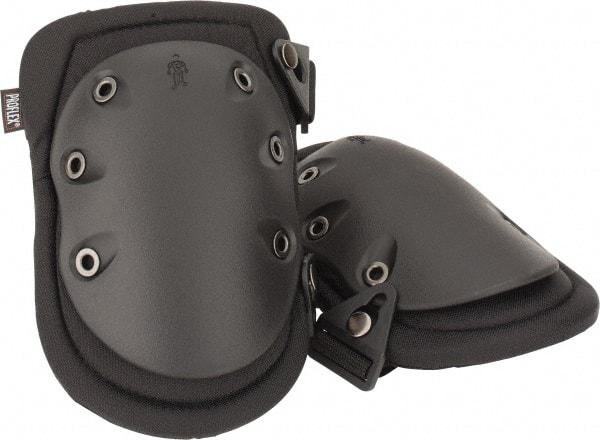 Ergodyne - Size Universal, Buckle Straps, Hard Protective Cap, Knee Pad - Foam Padding, Black, Elastic Straps, Nylon Cover - Apex Tool & Supply