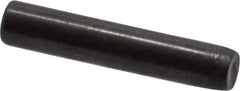 Holo-Krome - 3mm Diam x 16mm Pin Length Grade 8 Alloy Steel Standard Dowel Pin - Black Luster Finish, C 60 (Surface) & C 50-58 Hardness, 1 Beveled & 1 Rounded End - Apex Tool & Supply
