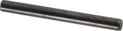 Holo-Krome - 3mm Diam x 30mm Pin Length Grade 8 Alloy Steel Standard Dowel Pin - Black Luster Finish, C 60 (Surface) & C 50-58 Hardness, 1 Beveled & 1 Rounded End - Apex Tool & Supply