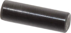 Holo-Krome - 5mm Diam x 16mm Pin Length Grade 8 Alloy Steel Standard Dowel Pin - Black Luster Finish, C 60 (Surface) & C 50-58 Hardness, 1 Beveled & 1 Rounded End - Apex Tool & Supply
