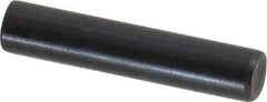 Holo-Krome - 5mm Diam x 25mm Pin Length Grade 8 Alloy Steel Standard Dowel Pin - Black Luster Finish, C 60 (Surface) & C 50-58 Hardness, 1 Beveled & 1 Rounded End - Apex Tool & Supply