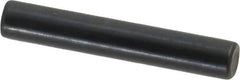 Holo-Krome - 5mm Diam x 30mm Pin Length Grade 8 Alloy Steel Standard Dowel Pin - Black Luster Finish, C 60 (Surface) & C 50-58 Hardness, 1 Beveled & 1 Rounded End - Apex Tool & Supply
