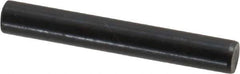 Holo-Krome - 5mm Diam x 35mm Pin Length Grade 8 Alloy Steel Standard Dowel Pin - Black Luster Finish, C 60 (Surface) & C 50-58 Hardness, 1 Beveled & 1 Rounded End - Apex Tool & Supply