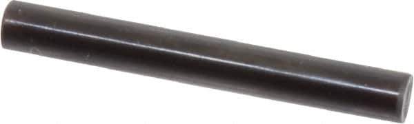 Holo-Krome - 5mm Diam x 40mm Pin Length Grade 8 Alloy Steel Standard Dowel Pin - Black Luster Finish, C 60 (Surface) & C 50-58 Hardness, 1 Beveled & 1 Rounded End - Apex Tool & Supply