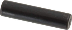 Holo-Krome - 6mm Diam x 25mm Pin Length Grade 8 Alloy Steel Standard Dowel Pin - Black Luster Finish, C 60 (Surface) & C 50-58 Hardness, 1 Beveled & 1 Rounded End - Apex Tool & Supply