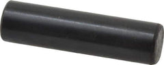 Holo-Krome - 8mm Diam x 30mm Pin Length Grade 8 Alloy Steel Standard Dowel Pin - Black Luster Finish, C 60 (Surface) & C 50-58 Hardness, 1 Beveled & 1 Rounded End - Apex Tool & Supply