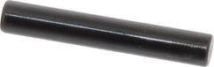 Holo-Krome - 8mm Diam x 50mm Pin Length Grade 8 Alloy Steel Standard Dowel Pin - Black Luster Finish, C 60 (Surface) & C 50-58 Hardness, 1 Beveled & 1 Rounded End - Apex Tool & Supply