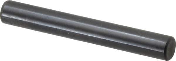 Holo-Krome - 8mm Diam x 60mm Pin Length Grade 8 Alloy Steel Standard Dowel Pin - Black Luster Finish, C 60 (Surface) & C 50-58 Hardness, 1 Beveled & 1 Rounded End - Apex Tool & Supply