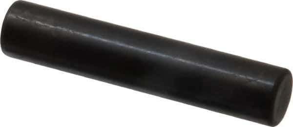 Holo-Krome - 10mm Diam x 50mm Pin Length Grade 8 Alloy Steel Standard Dowel Pin - Black Luster Finish, C 60 (Surface) & C 50-58 Hardness, 1 Beveled & 1 Rounded End - Apex Tool & Supply
