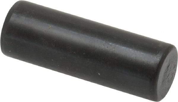 Holo-Krome - 12mm Diam x 35mm Pin Length Grade 8 Alloy Steel Standard Dowel Pin - Black Luster Finish, C 60 (Surface) & C 50-58 Hardness, 1 Beveled & 1 Rounded End - Apex Tool & Supply