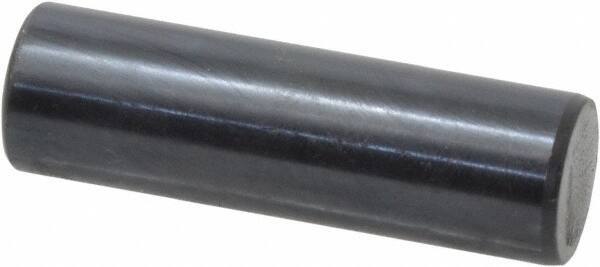 Holo-Krome - 12mm Diam x 40mm Pin Length Grade 8 Alloy Steel Standard Dowel Pin - Black Luster Finish, C 60 (Surface) & C 50-58 Hardness, 1 Beveled & 1 Rounded End - Apex Tool & Supply